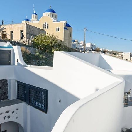 Апартаменты Santorini Traditional Apt With Private Hot Tub Тира Экстерьер фото